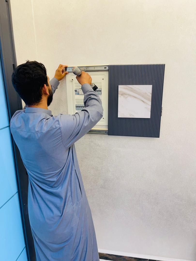 غطاء العداد الخشبي حماية وديكور في ان واحد